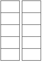 Avery visitekaartjes dubbelgevouwen 185 gram-2