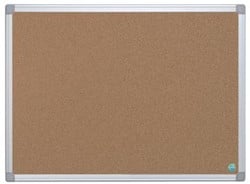 Prikbord kurk met aluminium lijst 90 x 120 cm