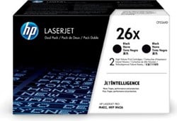 HP cartridge 26x zwart CF226XD black HC 2x9000pages