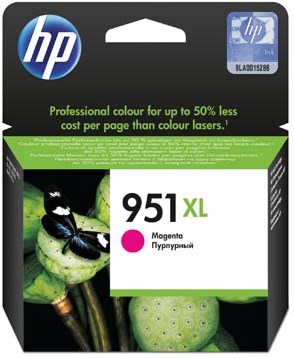 HP inktcartridge 951XL 1.500 pagina's OEM CN047AE magenta