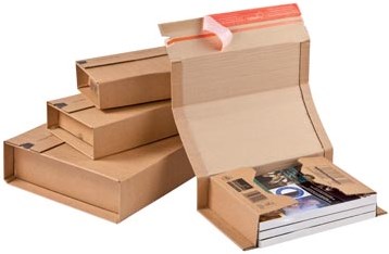 Wikkelverpakking Colompac 33 x 27 x 8 cm bruin pk/20