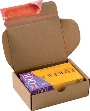 Verzenddoos Colompac Modulbox binnenformaat 140 x 101 x 43 mm bruin