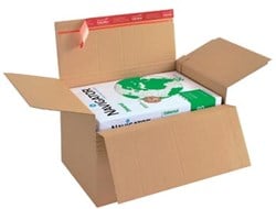 Kartonnen dozen met automatische bodem Colompac 44,5 x 31,5 x 18 -30 cm bruin pk/10