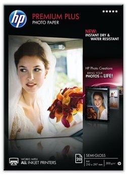 HP Fotopapier Premium Plus 300 gram pak van 20 blad