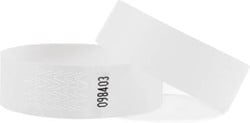 Combicraft polsbandjes Tyvek wit pak van 100 stuks