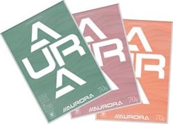 Aurora schrijfblok A4 70 g geruit 5x5 100 vel