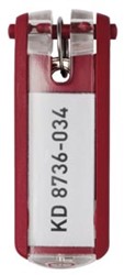 Durable sleutelhangers Key Clip rood