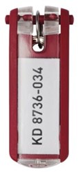 Durable sleutelhangers Key Clip rood