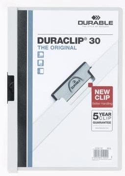 Durable klemmap Duraclip Original 30 wit