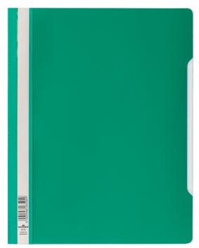 Snelhechters Durable met etiketvenster groen PK/10