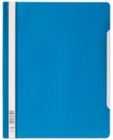 Snelhechters Durable met etiketvenster blauw PK/10