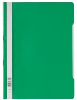 Durable snelhechter met etiketvenster pk/50 stuks groen