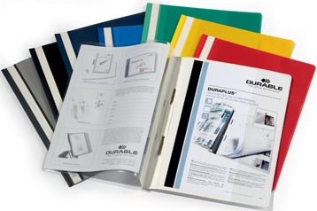 Snelhechter met insteekhoezen Durable Duraplus wit-2