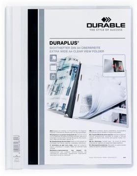 Snelhechter met insteekhoezen Durable Duraplus wit