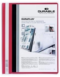 Snelhechter met insteekhoezen Durable Duraplus rood