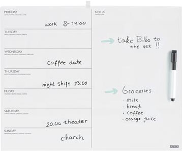 Desq magnetisch memoboard en weekplanner, ft 40 x 50 cm-2