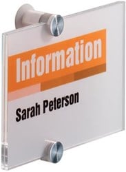 Durable deurnaamhouder Crystal Sign ft 14,8 x 10,5 cm (A6)