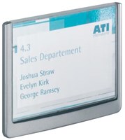 Naambordje deur Durable Click Sign 14,9 x 10,5cm grafiet