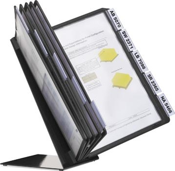 Bureaustandaard Durable 5570 Vario met 10-tassen A4 zwart