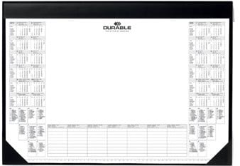 Durable schrijfonderlegger met kalender 2024-2025