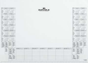 Bureau onderlegger kalender 2024 - 2025 Durable-2