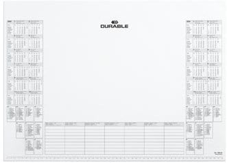 Bureau onderlegger kalender 2024 - 2025 Durable