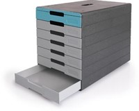 Durable ladenblok Idealbox Pro, 7 laden, blauw-2