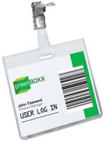 Durable badge met clip 60 x 90 mm horizontaal