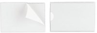 Durable Pocketfix 57 x 90 mm zelfklevende visitekaarthouder zakje met 10 stuks