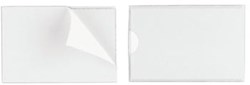 Durable Pocketfix 57 x 90 mm zelfklevende visitekaarthouder zakje met 10 stuks