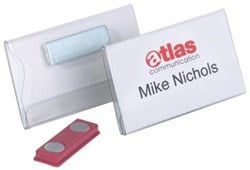 Durable badges met magneet ft 40 x 75 mm