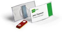Badge Durable 8123 convex met magneet 40x75mm-2