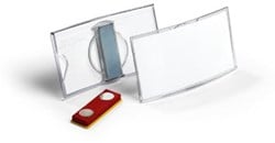 Badge Durable 8123 convex met magneet 40x75mm