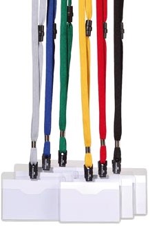 Keykoord met pashouder donkerblauw