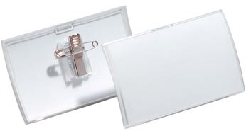 Durable badge met combiclip Click Fold 54 x 90 mm