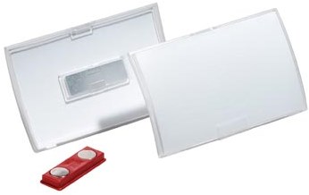 Durable badge met magneet Click Fold ft 54 x 90 mm