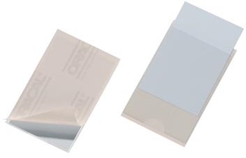 Durable Etui Pocketfix 57 x 90 mm doos met 100 stuks opening korte zijde