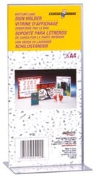 Folderhouder 1/3 A4 T-standaard staand