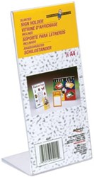 Folderhouder L-standaard 1/3 A4 staand