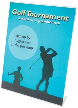 Folderhouder A5 L-standaard