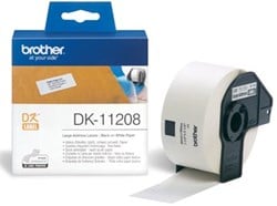 Brother labels DK-11208 grote adres etiketten 38 x 90 mm 400 labels
