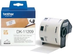Brother labels DK 11209 kleine adres etiketten 29 x 62 mm 800 labels