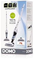 Domo steelstofzuiger 2 in 1 met oplaadbare batterij 14,4 V wit-3