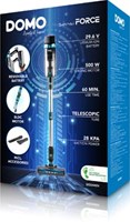 Steelstofzuiger 2 in 1 met oplaadbare batterij 29,6 V 60 min Domo-6