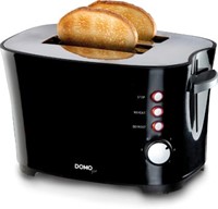 Domo Broodrooster B-Smart voor 2 sneden brood zwart-2