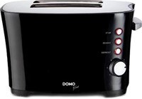 Domo Broodrooster B-Smart voor 2 sneden brood zwart