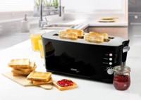 Domo Broodrooster B-Smart voor 4 sneden brood zwart-1