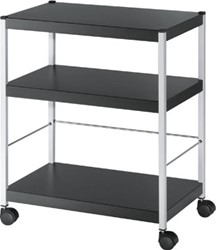 Paperflow universele mobiele trolley zwart medium