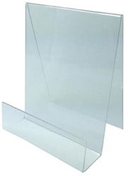 Boekenstandaard plexiglas A5 195 x 150 mm