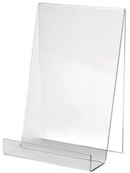 Boekenstandaard plexiglas A4 diepte 35mm